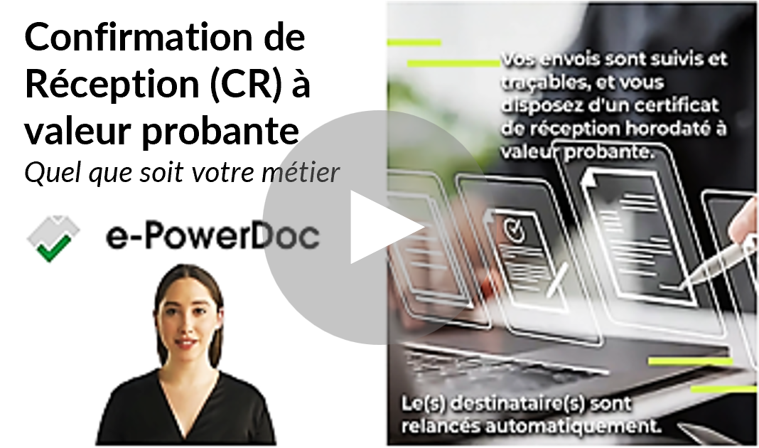 Exclusif ! La confirmation numérique à valeur probante